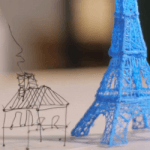 3D Printed Model of Eiffel Tower