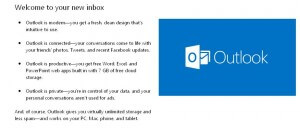 Microsoft Outlook's new look